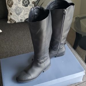 Black Knee Riding Boots